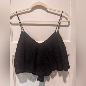 Windsor Black Lace Camisole Top